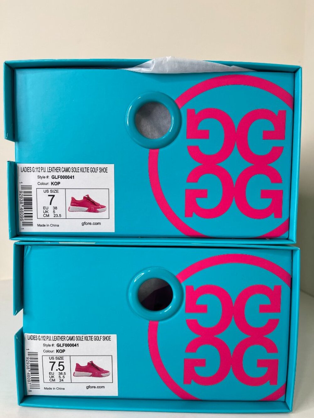 G/FORE G.112 KILTIE GOLF SHOES KNOCKOUT PINK WOMENS GLF000041 - Picture 12 of 12